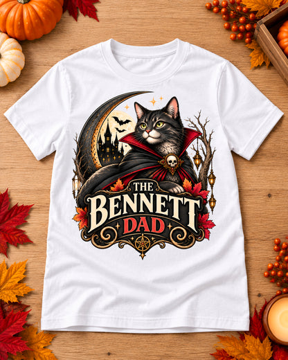 Personalized Matching Family Halloween Cat Shirts